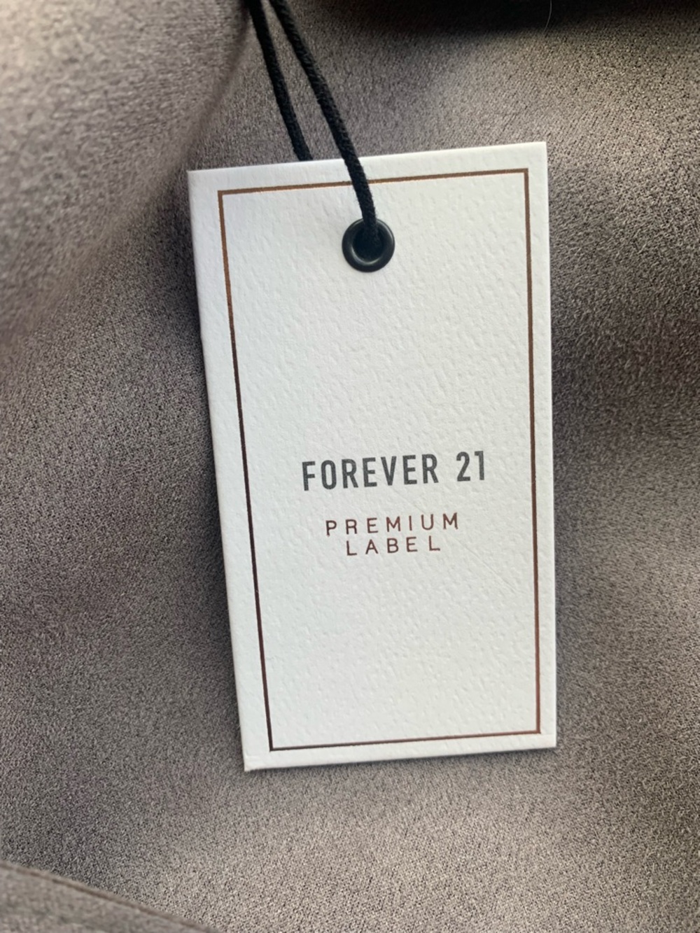 Forever 21 Grey Faux-Suede Casual Jacket - Picture 5 of 7